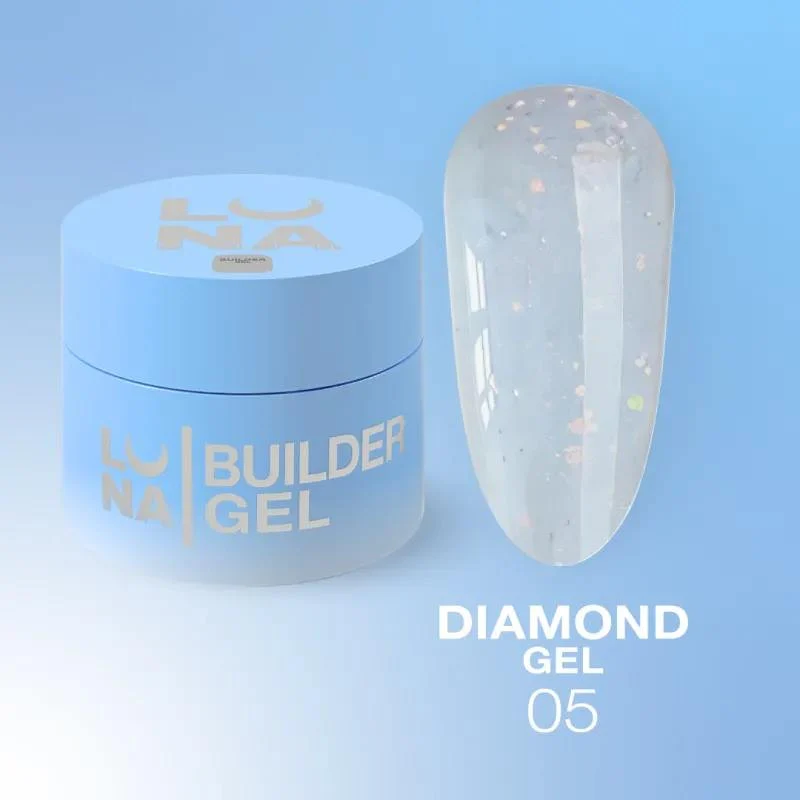 05 Diamond - NO FILE Builder Gel 15ml LUNAmoon