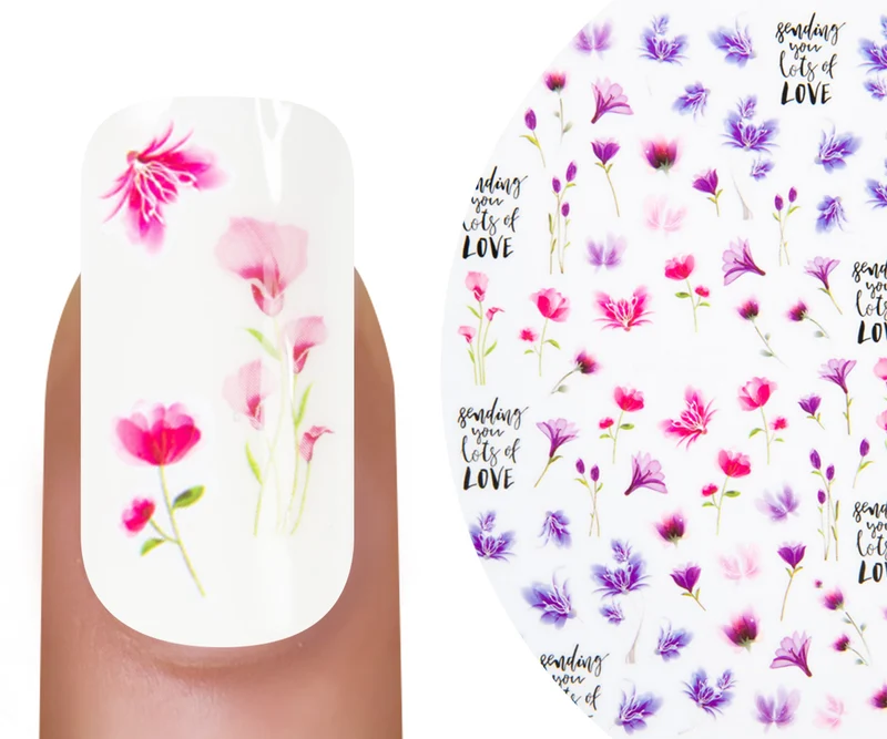 3D Art Nail Sticker Sweet Flower