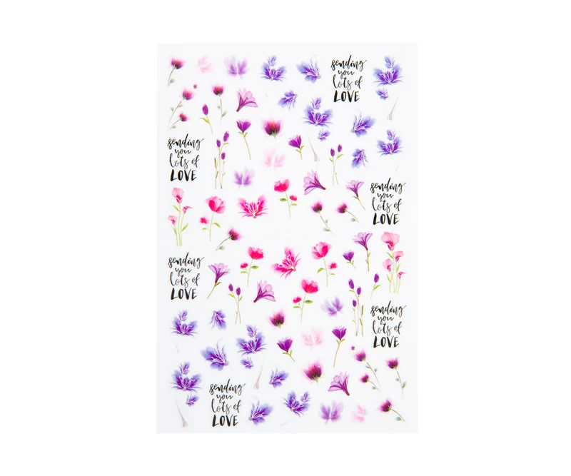 3D Art Nail Sticker Sweet Flower