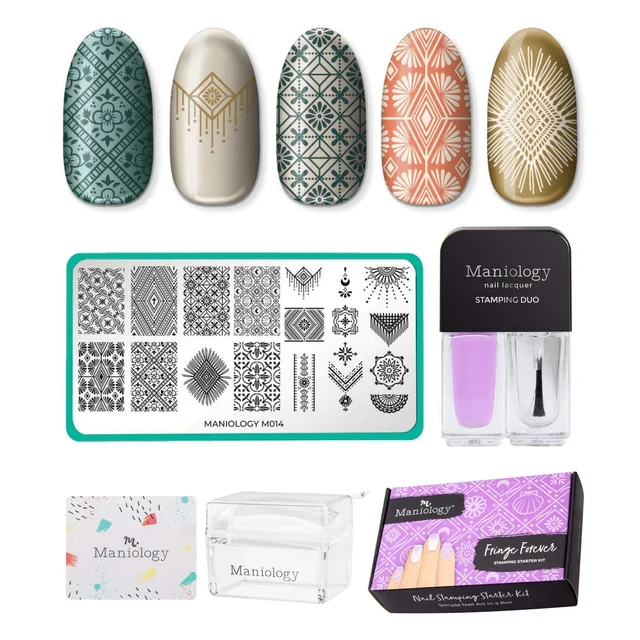 Maniology nail stamping Starter Kit 104 Fringe Forever