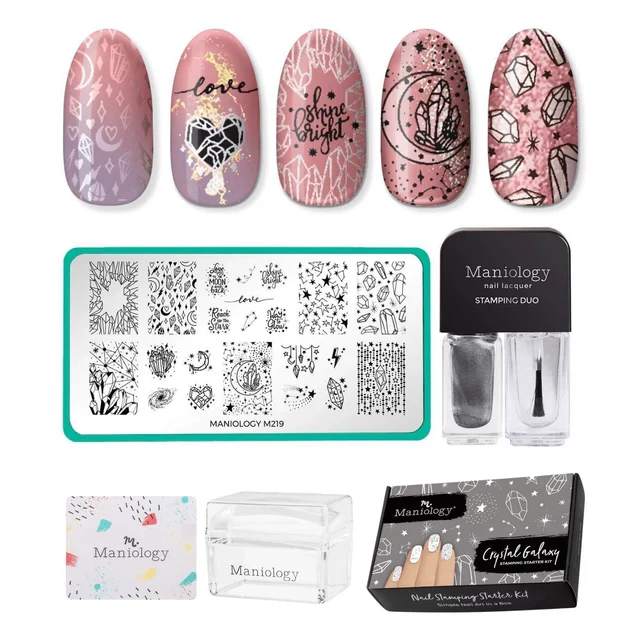 Maniology nail stamping Starter Kit 103 Crystal Galaxy
