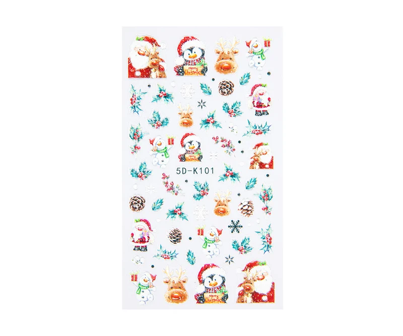 5D Art Nail Sticker Christmas 2