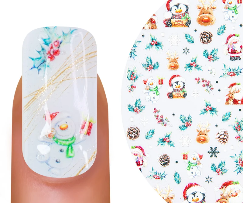 5D Art Nail Sticker Christmas 2