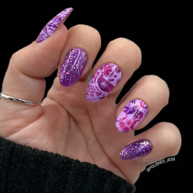 Maniology nail stamping plate m296 Tropicana