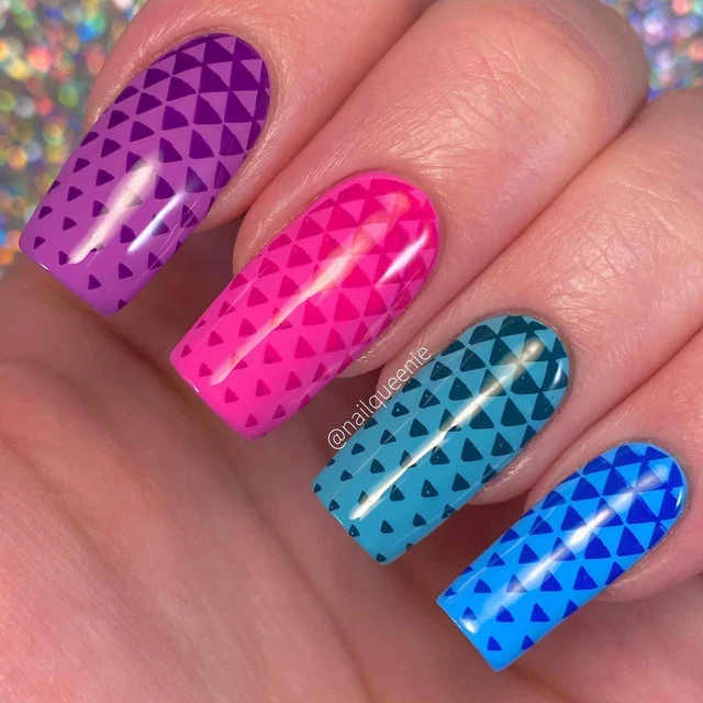Maniology nail stamping plate m278 Classic Gradients