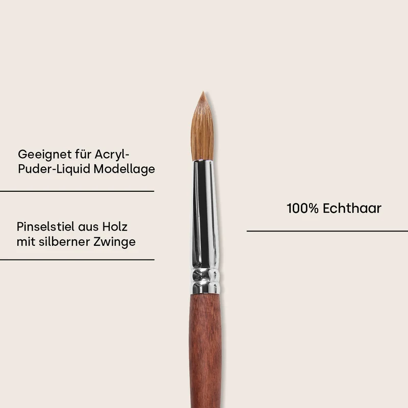 Acryl-Pinsel Gr.18, 100% Echthaar