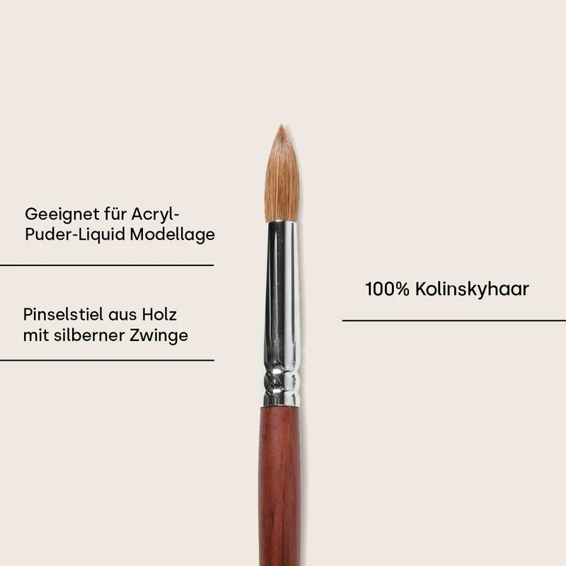 Acryl-Pinsel Gr.16, 100% Echthaar