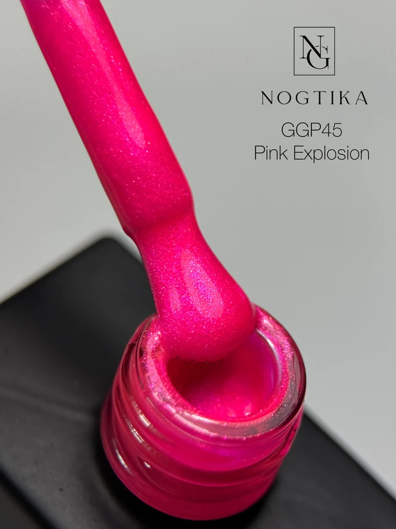 Glitter Gel Polish #45 Pink Explosion (12ml) TPO-free