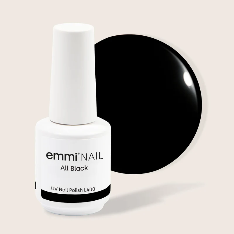 emmi Shellac UV-Lack All Black 15ml | L400