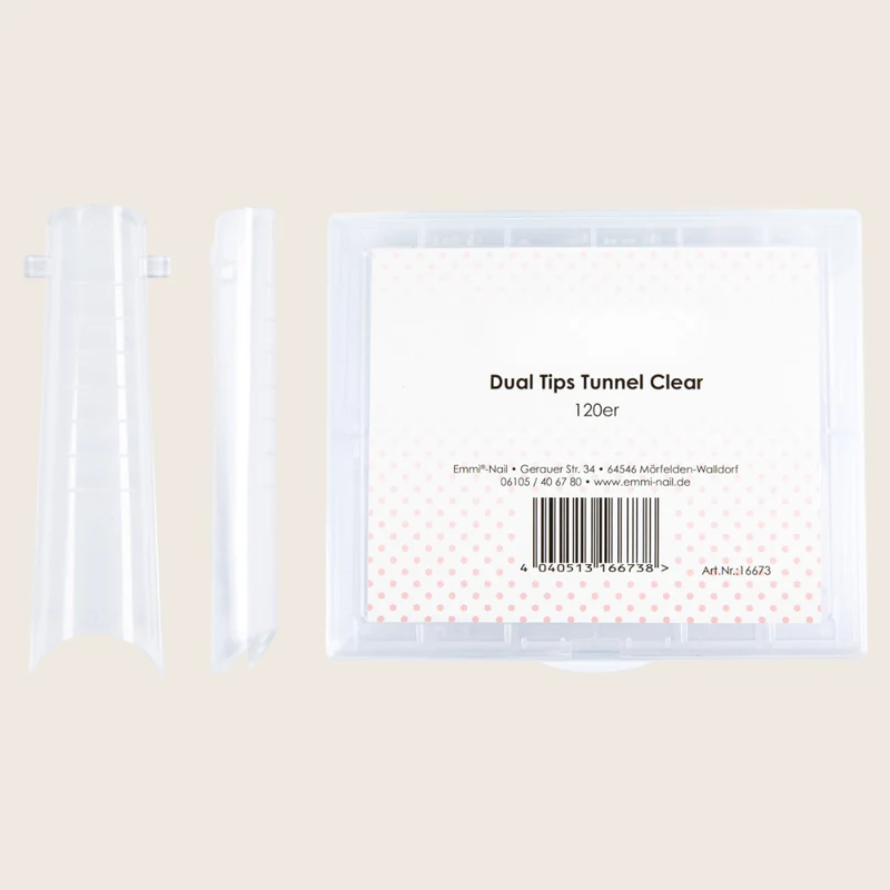 Dual Tips Popits Tunnel Clear 120St.