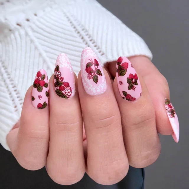 Maniology nail stamping plate mxm151 Fruit Basket
