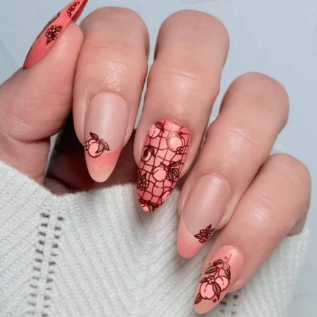 Maniology nail stamping plate mxm151 Fruit Basket