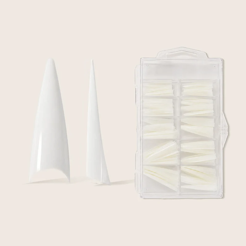 Tipkasten Stiletto "Long" Natur 100St.