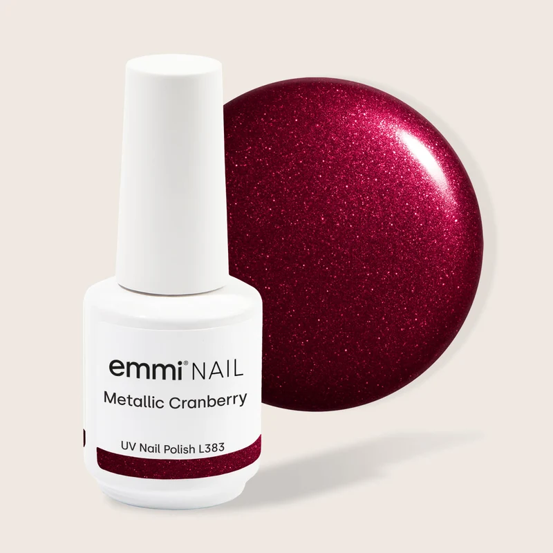 emmi Shellac UV-Lack Metallic Cranberry 15ml | L383