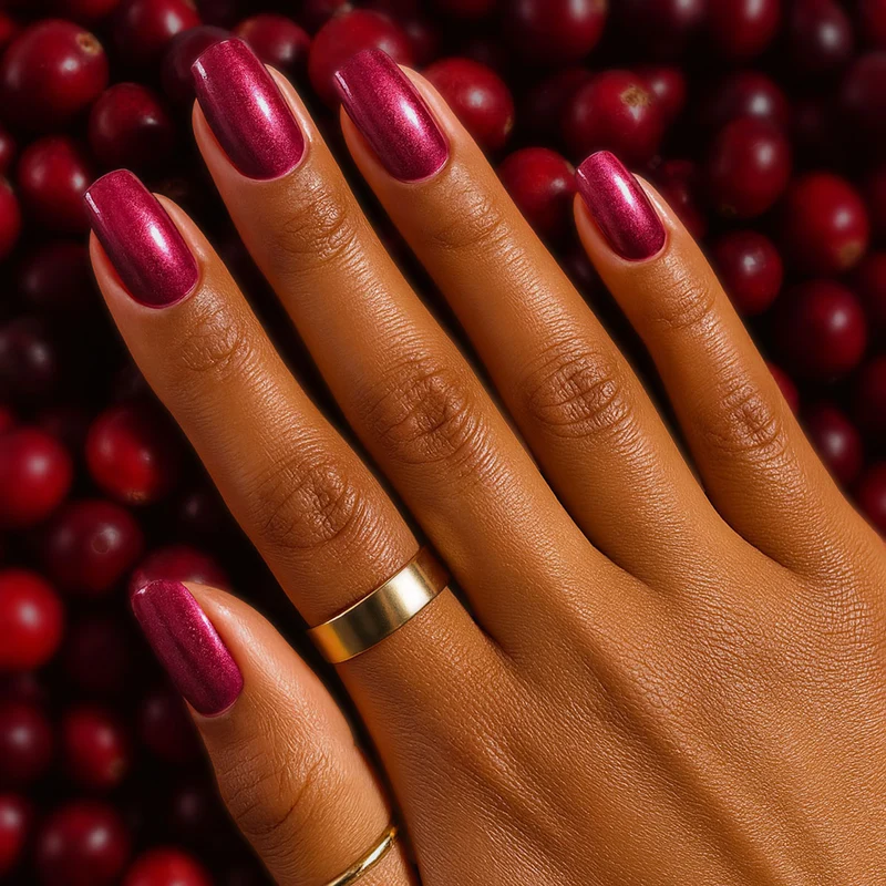 emmi Shellac UV-Lack Metallic Cranberry 15ml | L383