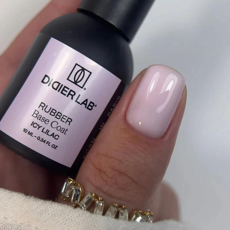 Icy Lilac - RUBBER BASE COAT 10 ml DIDIER LAB