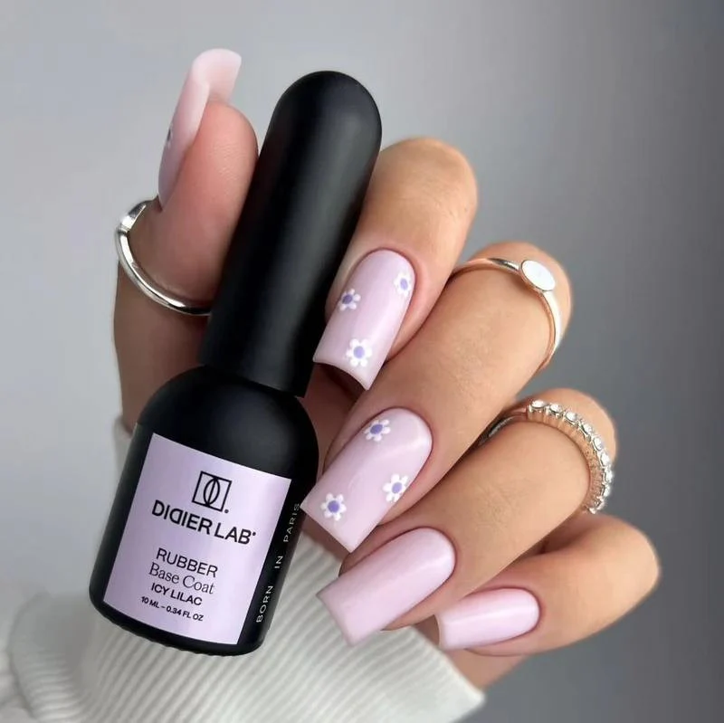 Icy Lilac - RUBBER BASE COAT 10 ml DIDIER LAB