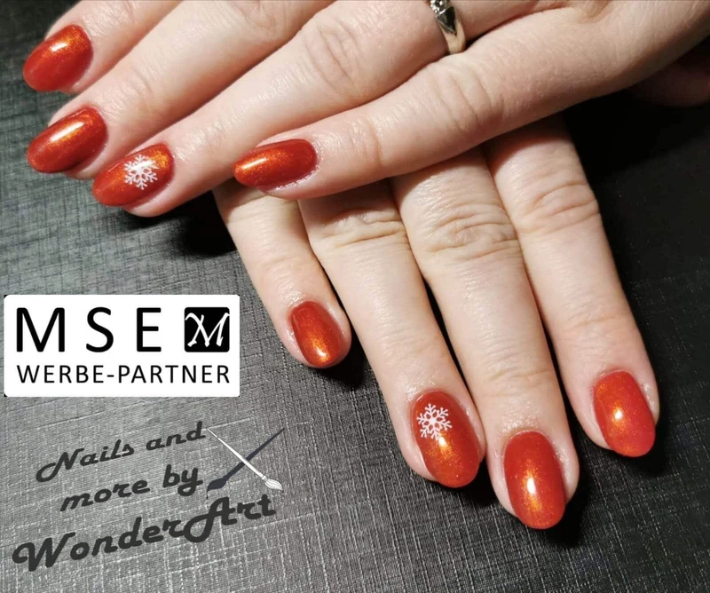 #950 EFFEKT Farbgel 5ml Orange mit Goldschimmer