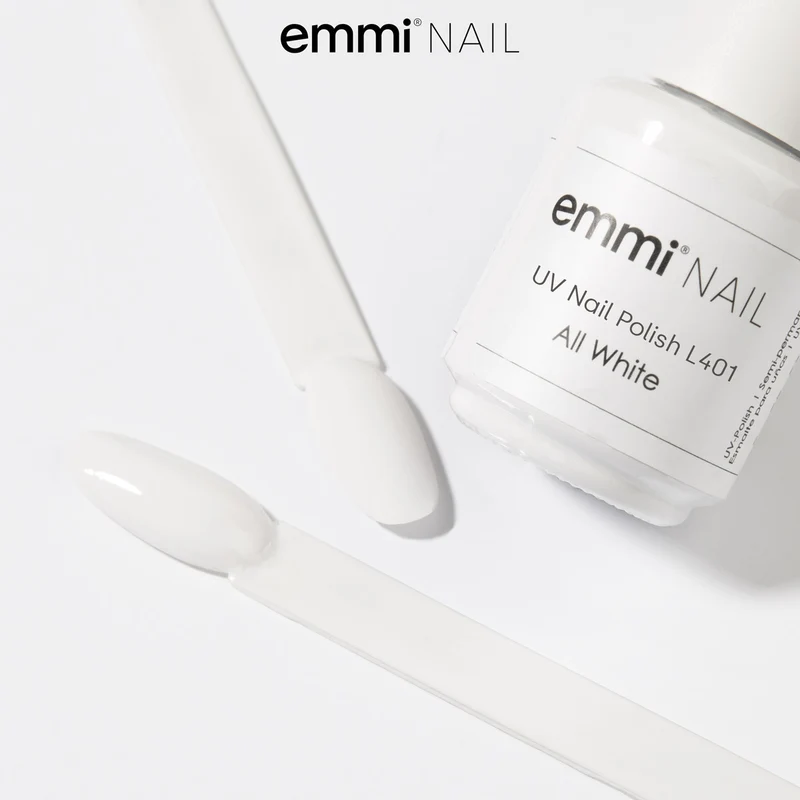 emmi Shellac UV-Lack All White 15ml | L401