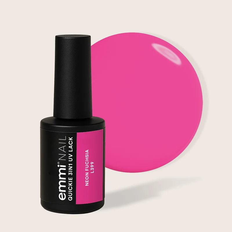 3-in-1 UV-Nagellack Quickie Neon Fuchsia 7,5ml | L399