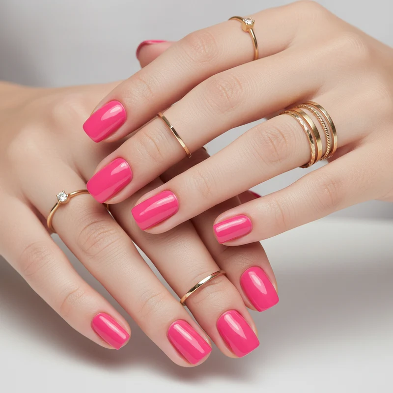 3-in-1 UV-Nagellack Quickie Neon Fuchsia 7,5ml | L399