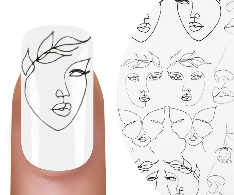 Watertattoo Face Line 2