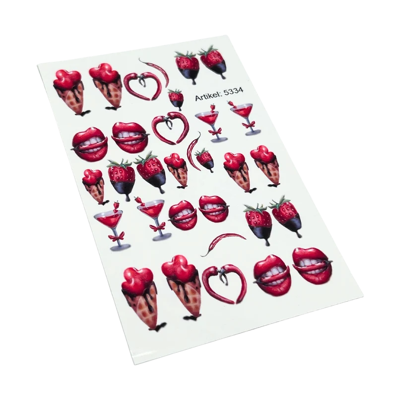 INKVICTUS dessert nail decals / sliders 5334