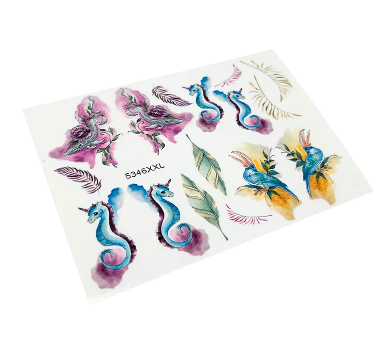 INKVICTUS aquatic nail decals / sliders 5346 XXL