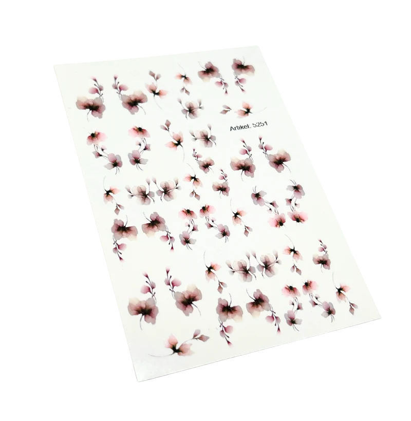 INKVICTUS flower nail decals / sliders 5251