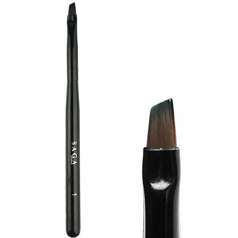 SAGA Gel nail brushes #1, #4, #7