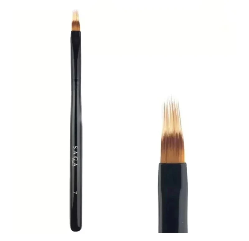 SAGA Gel nail brushes #1, #4, #7