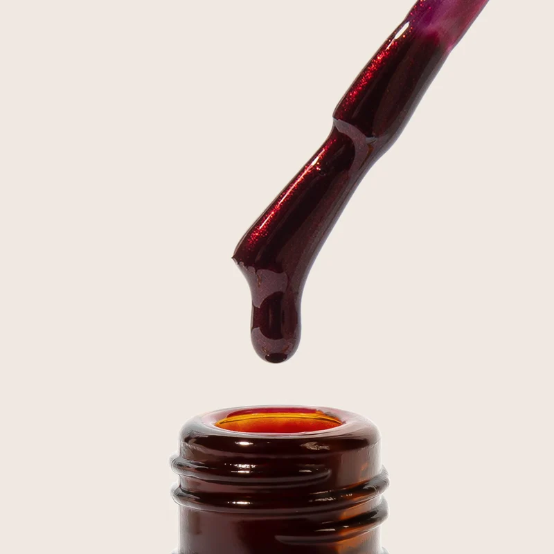 emmi Shellac UV-Lack Metallic Merlot 15ml | L382