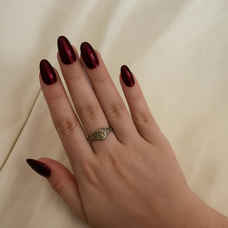 emmi Shellac UV-Lack Metallic Merlot 15ml | L382