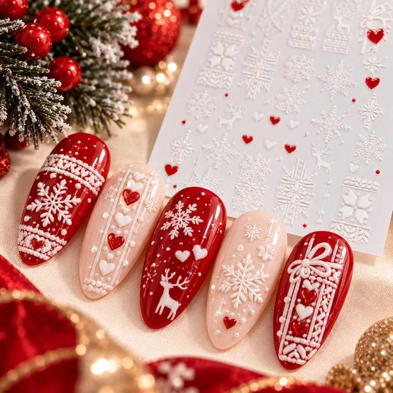 5D Art Nail Sticker Christmas 1
