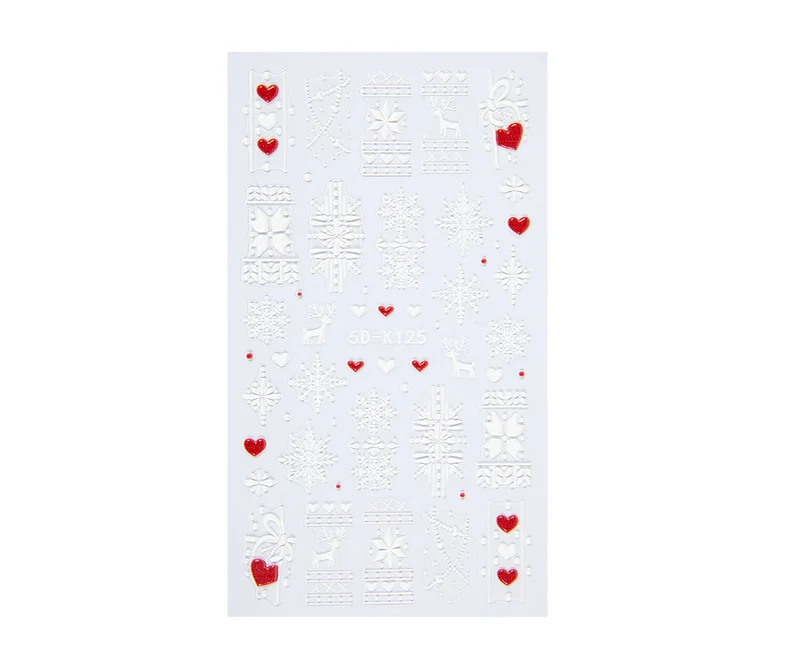 5D Art Nail Sticker Christmas 1