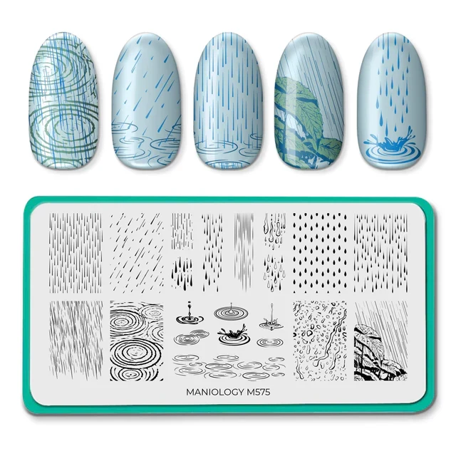 Maniology nail stamping plate m575 Misty Mornings