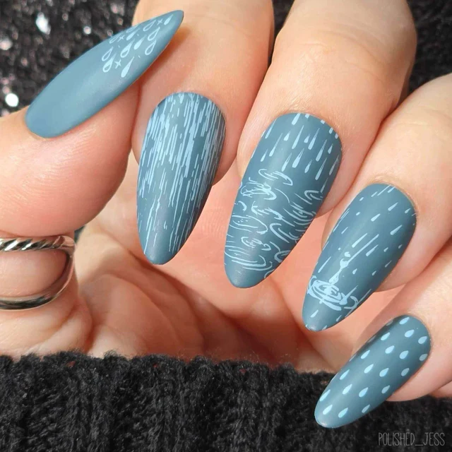 Maniology nail stamping plate m575 Misty Mornings