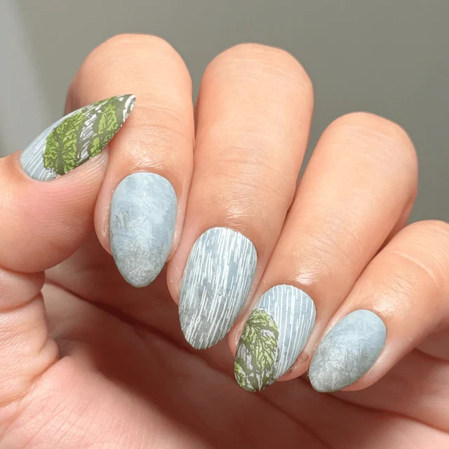 Maniology nail stamping plate m575 Misty Mornings