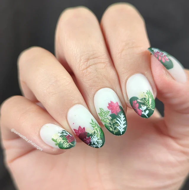 Maniology nail stamping plate m511 Winter Botanicals