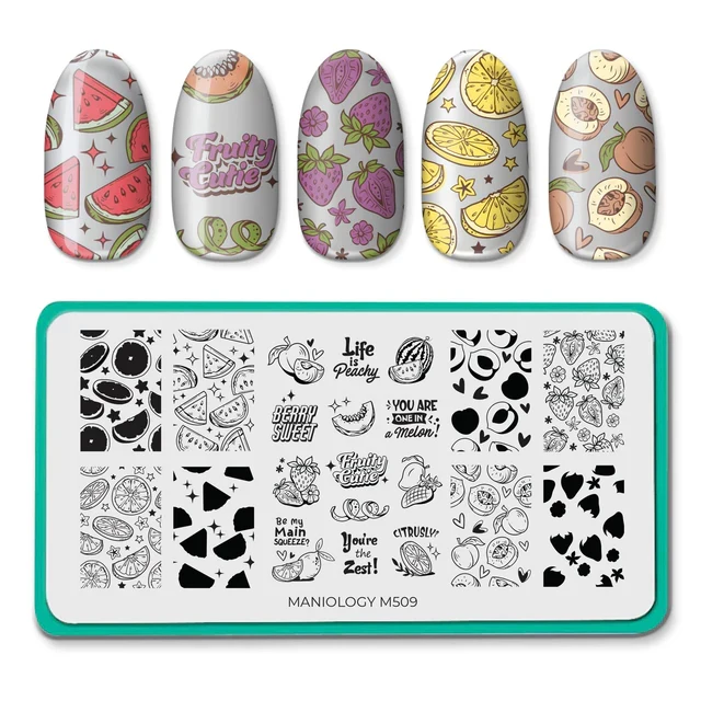 Maniology nail stamping plate m509 Fruit Salad