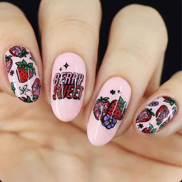 Maniology nail stamping plate m509 Fruit Salad
