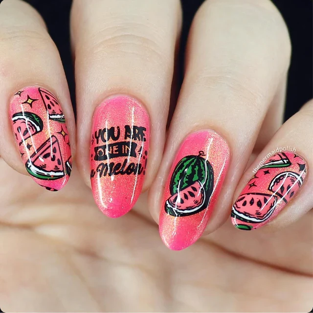 Maniology nail stamping plate m509 Fruit Salad