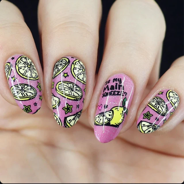 Maniology nail stamping plate m509 Fruit Salad