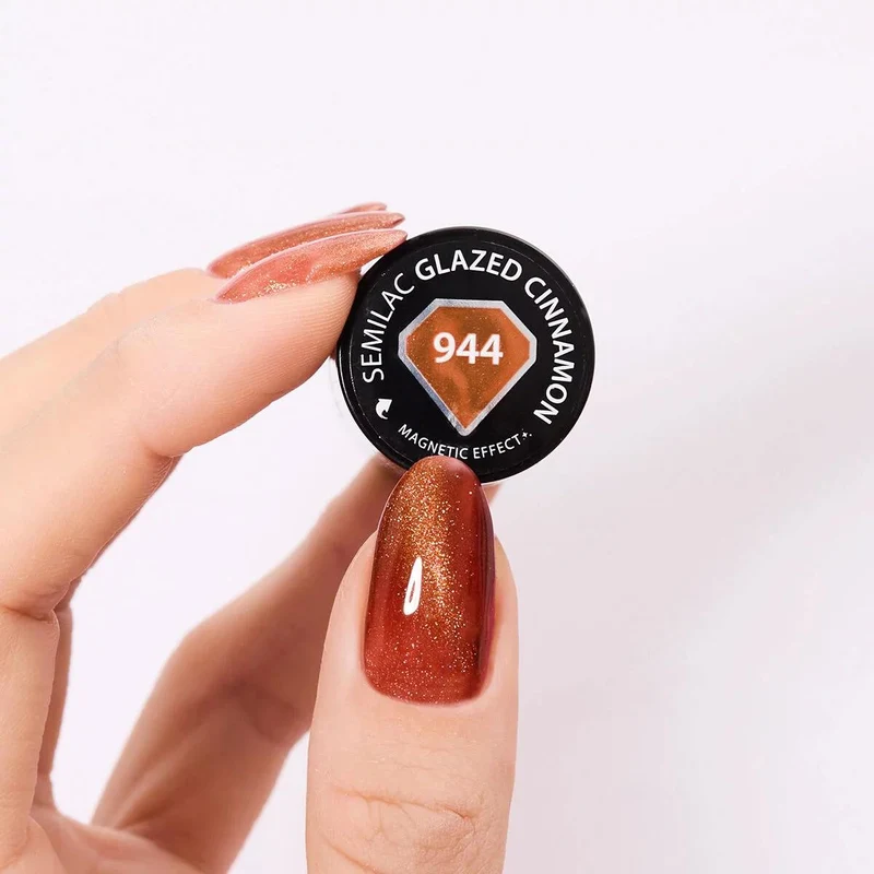 944 Glazed Cinnamon - Cat Eye UV Nagellack 7ml Semilac