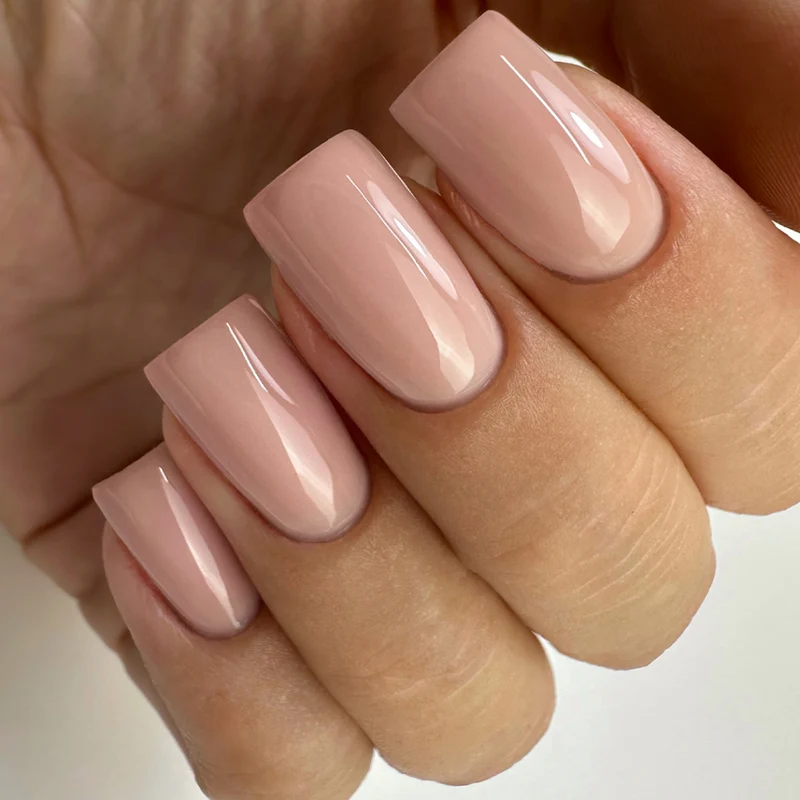 PNB nude gel nail polish 382 Forbidden Blush