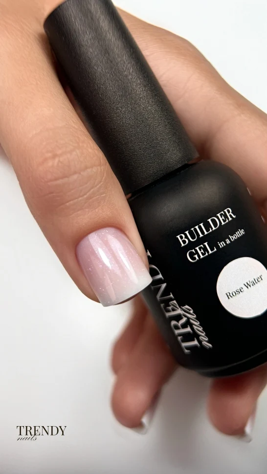 Builder Gel in der Flasche Rose Water (mit Schimmer) von Trendy Nails 10ml/15ml/30ml TPO/HEMA-free