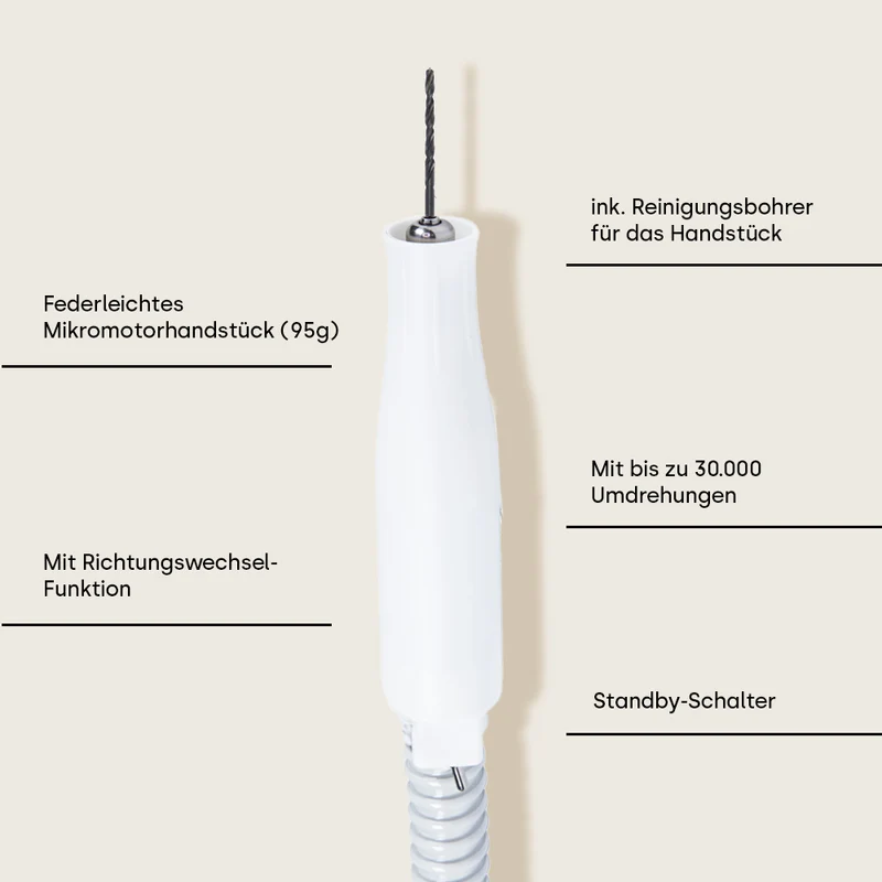 Fräser Promed mit Staubabsaugung 4030-SX2 - 30.000 U/Min.