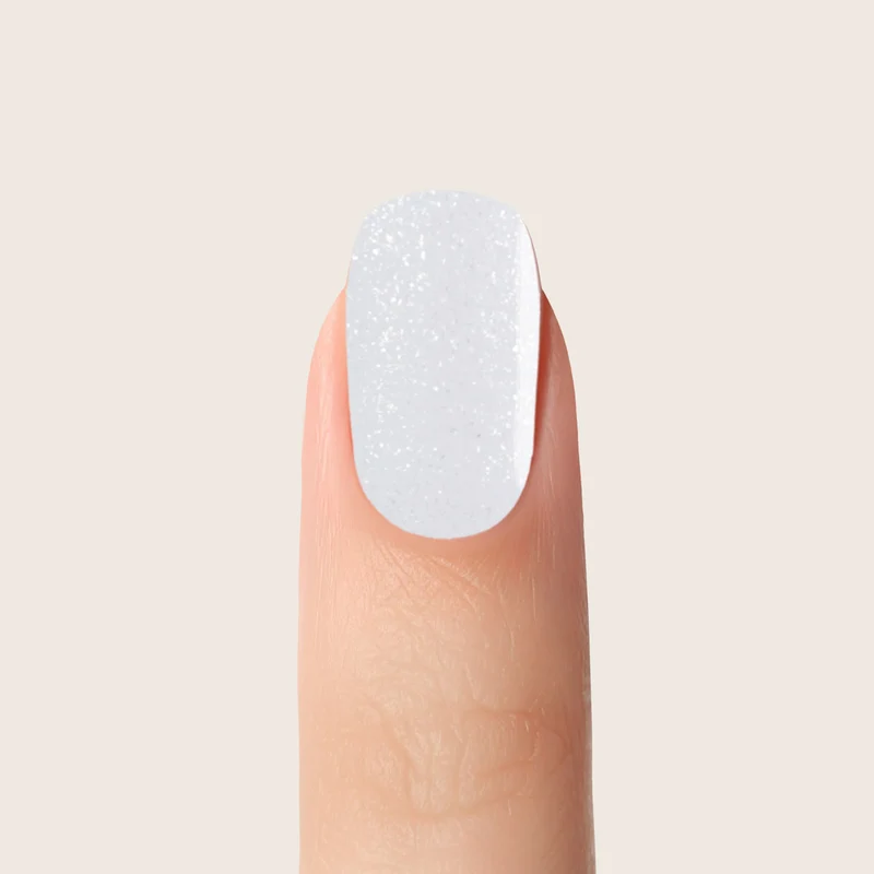 Farbgel Milky White Glitter 5ml | F418
