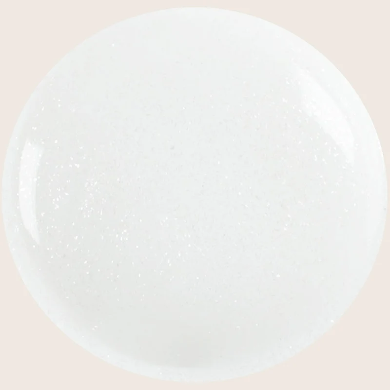 Farbgel Milky White Glitter 5ml | F418