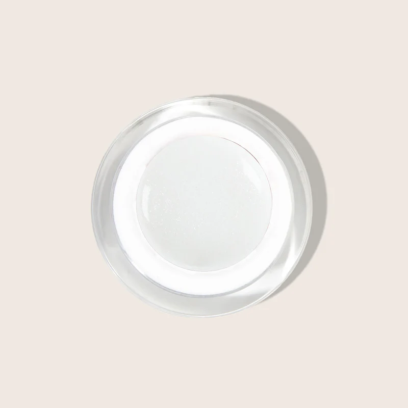 Farbgel Milky White Glitter 5ml | F418